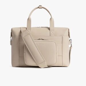 Modern Beige Leather Men's Bag
